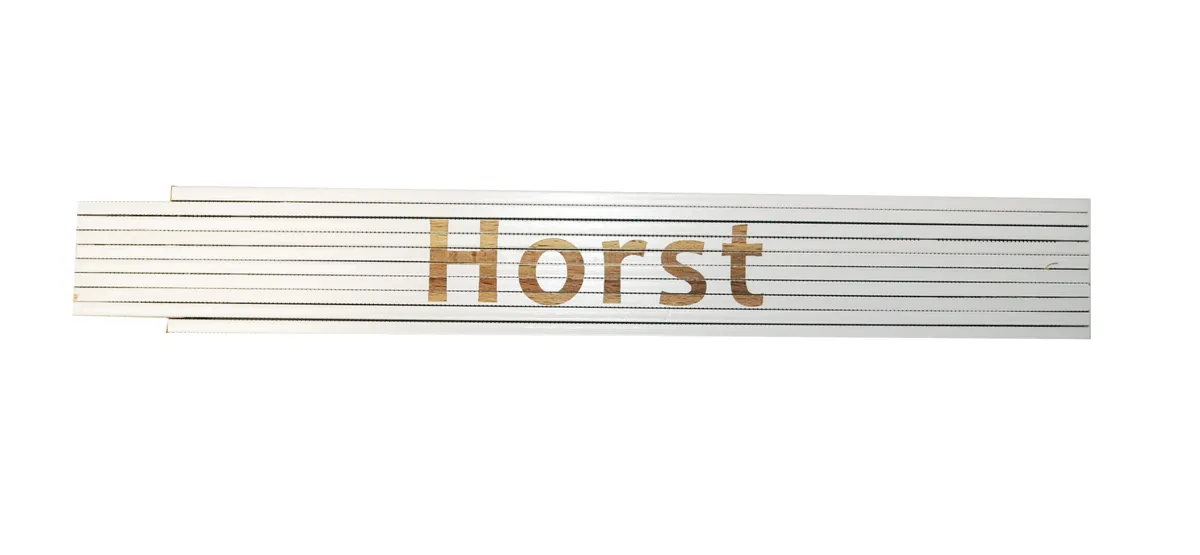 Meterstab weiß Horst 0