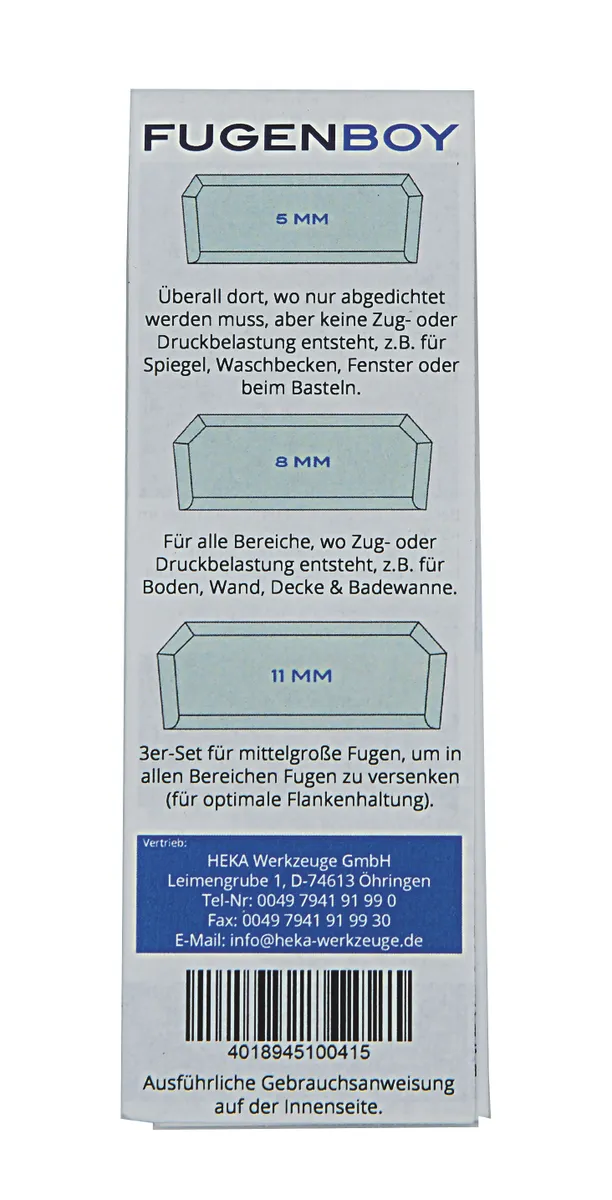Fugenboy Universal (5, 8, 11 mm ) 1