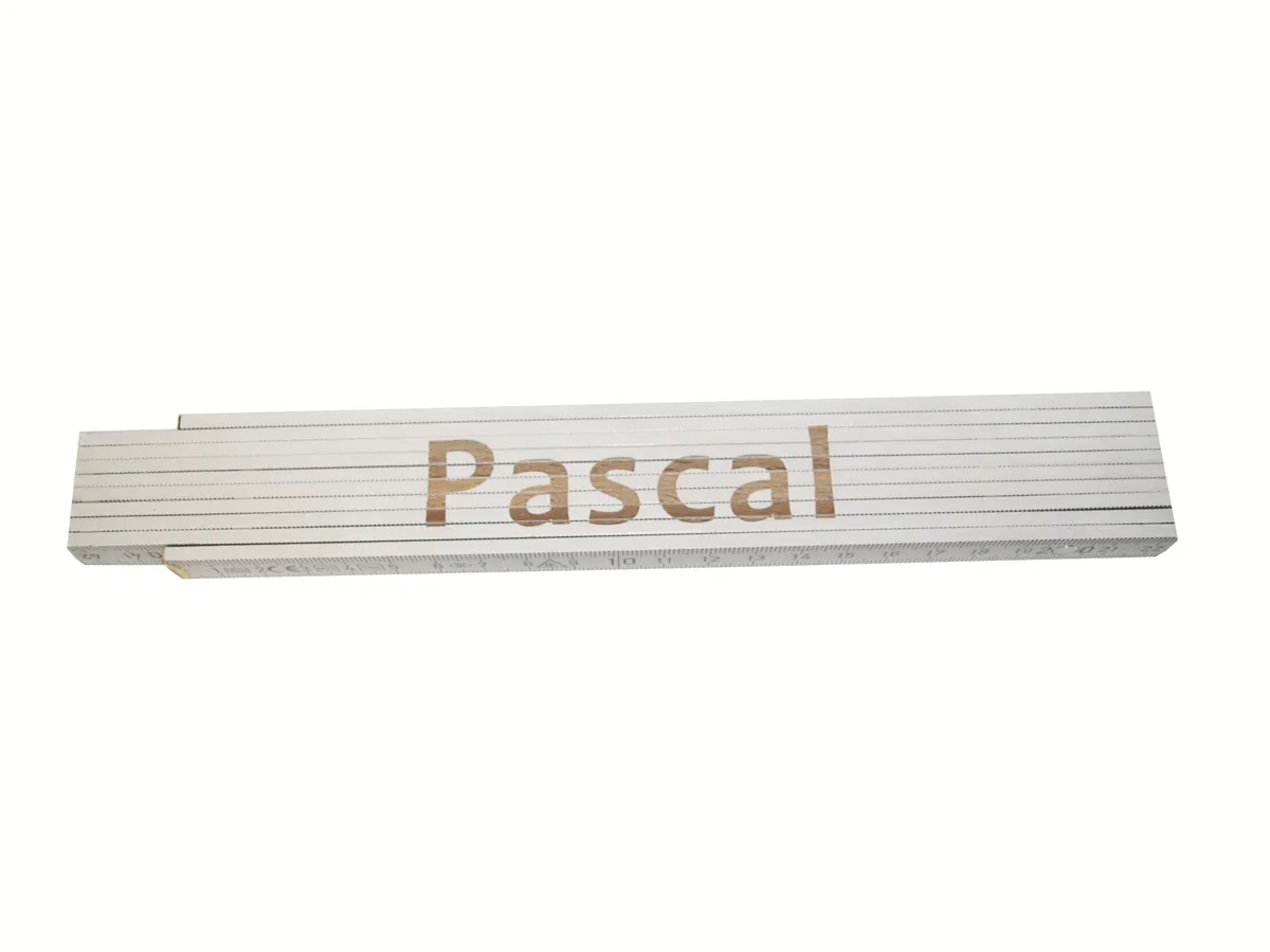 Meterstab weiß Pascal 0