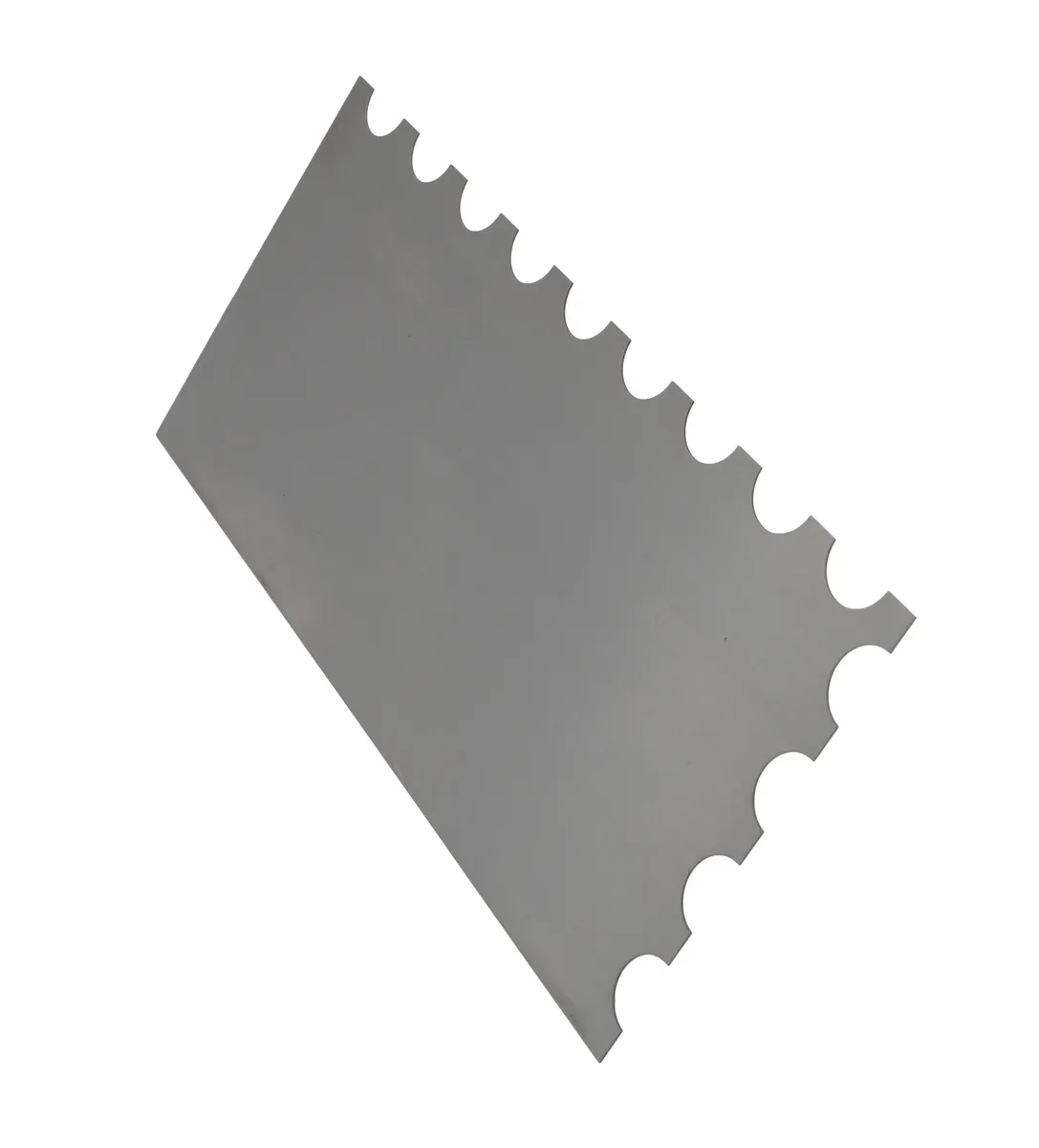 Glättekelle halbrund R20 (H=10.0) Stahl Holzgriff 1
