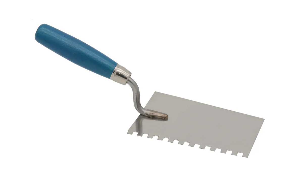 Berner Putzkelle 140 mm rostfrei mit Zahnung 6x 6x 6 0