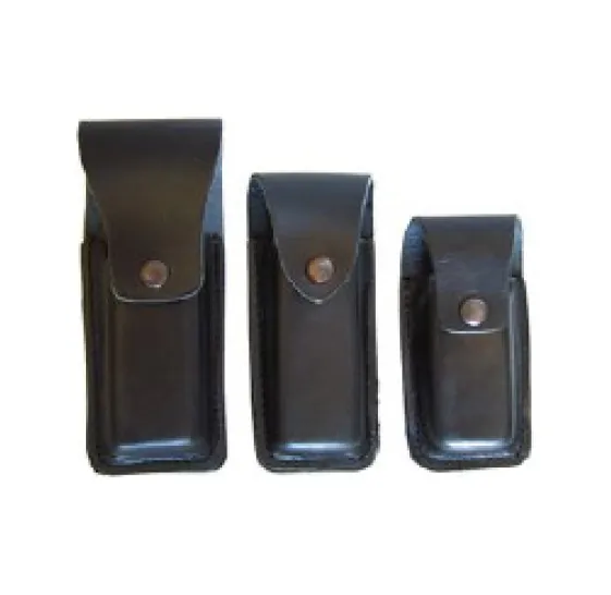 Messertasche 14 cm mit Verschluß schwarz 0