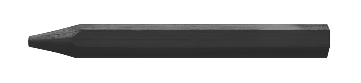 Signierkreide Ø 11 mm/110 mm schwarz hexagonal ohne Papierummantelung 0