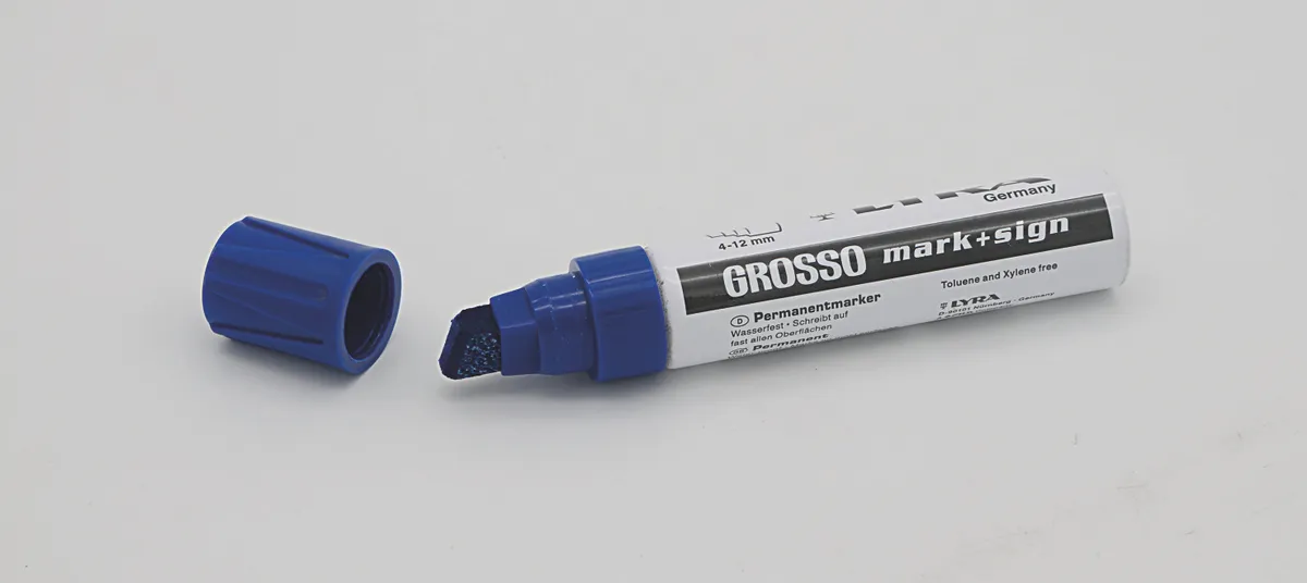 Permanentmarker 4-12 mm blau 1