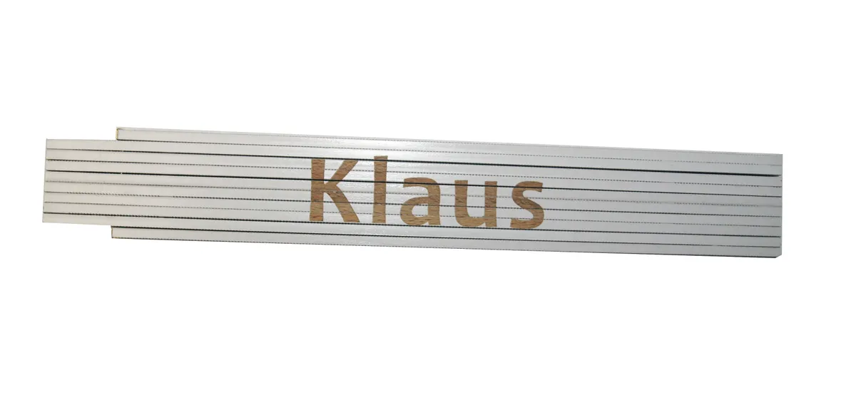 Meterstab weiß Klaus 0