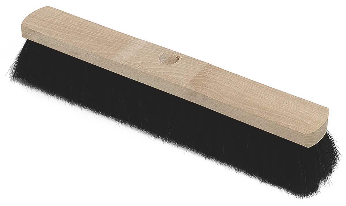 Saalbesen 60 cm Rosshaar Stielloch 0