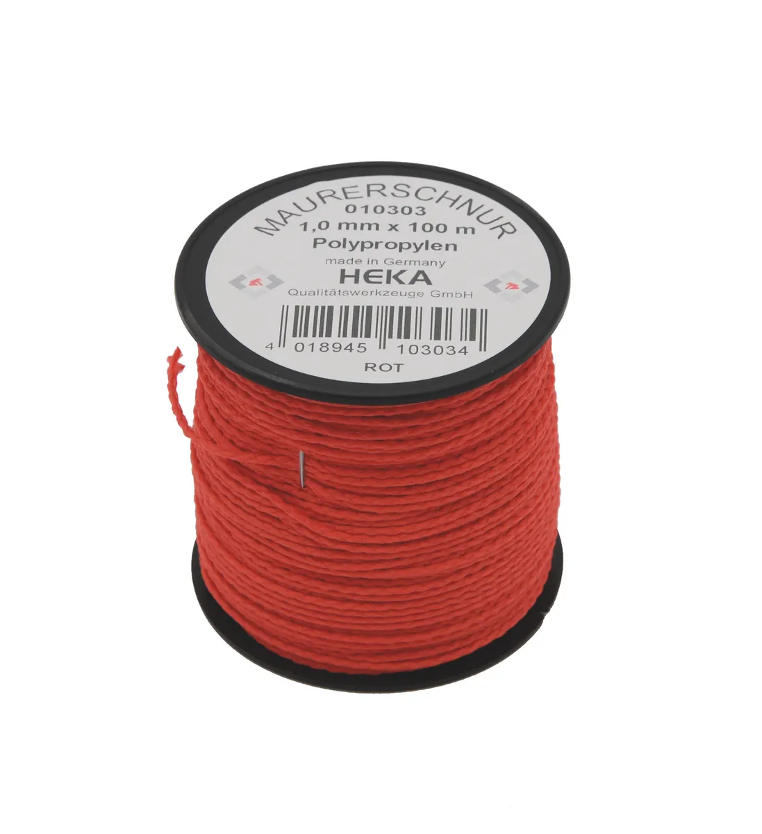 Fliesenlegerschnur 1 mm x 100 m rot 0