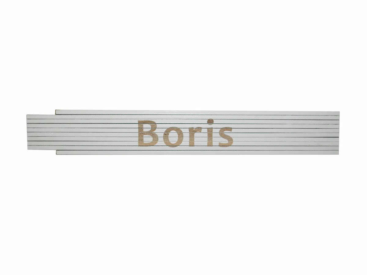 Meterstab weiß Boris 0