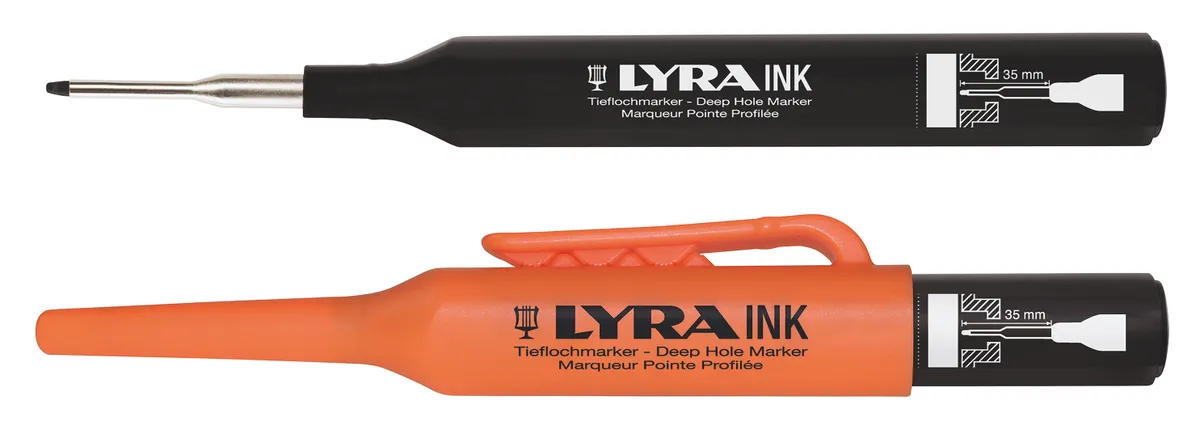 Lyra Ink Tieflochmarker schwarz 1