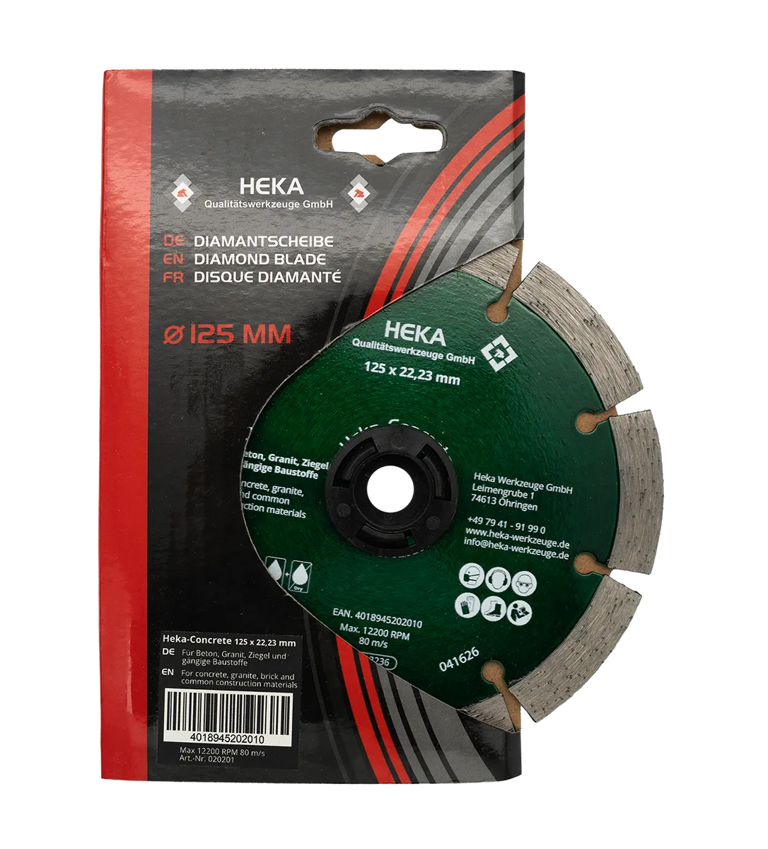 DTS Heka-Concrete, 125 mm, 22,23 mm 2