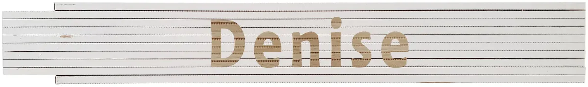 Meterstab weiß Denise 0