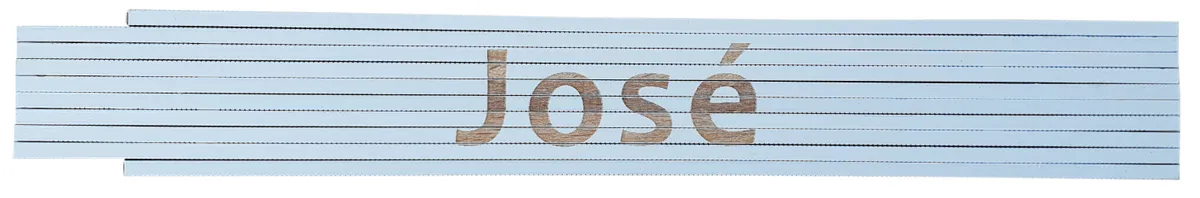 Meterstab weiß José 0