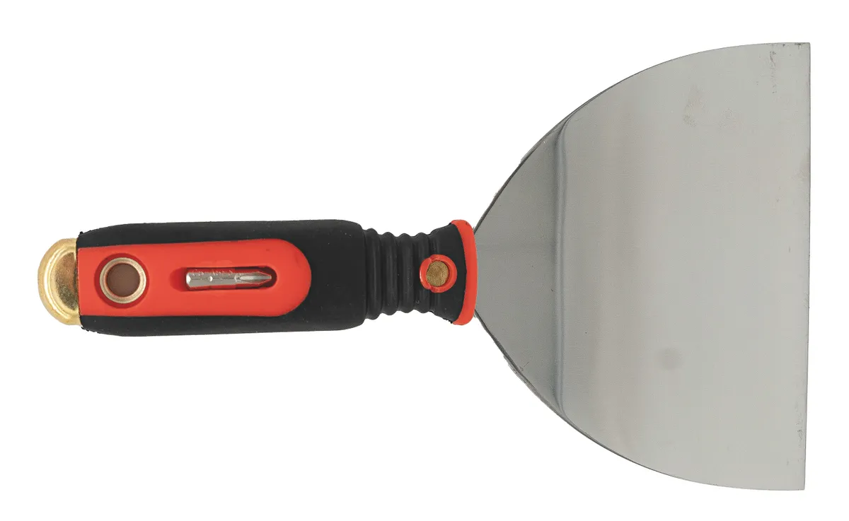 Fugenspachtel 150 mm rostfrei Kreuzbit mit Softgriff 0