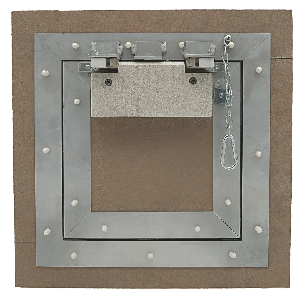 Revisionsklappe 400 x 400 mm GK=25 F30 für Wand, Vierkantverschluss 1