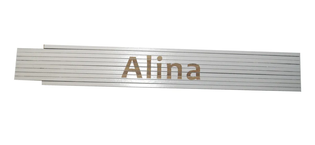 Meterstab weiß Alina 0