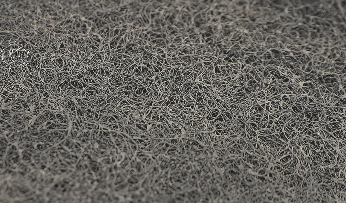 Revêtement de coussin 400 x 125 mm noir grossier 1