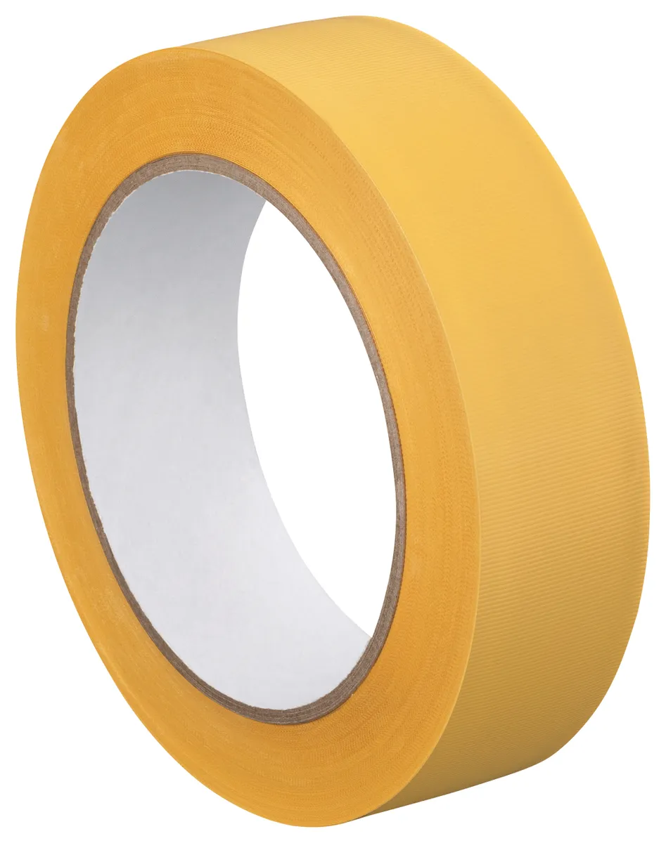 PVC-Klebeband 33 m x 30 mm quergerillt gelb 0