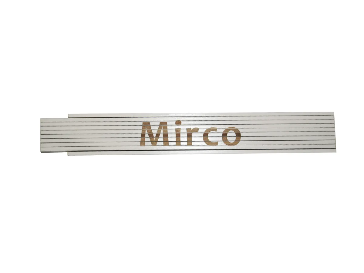 Meterstab weiß Mirco 0