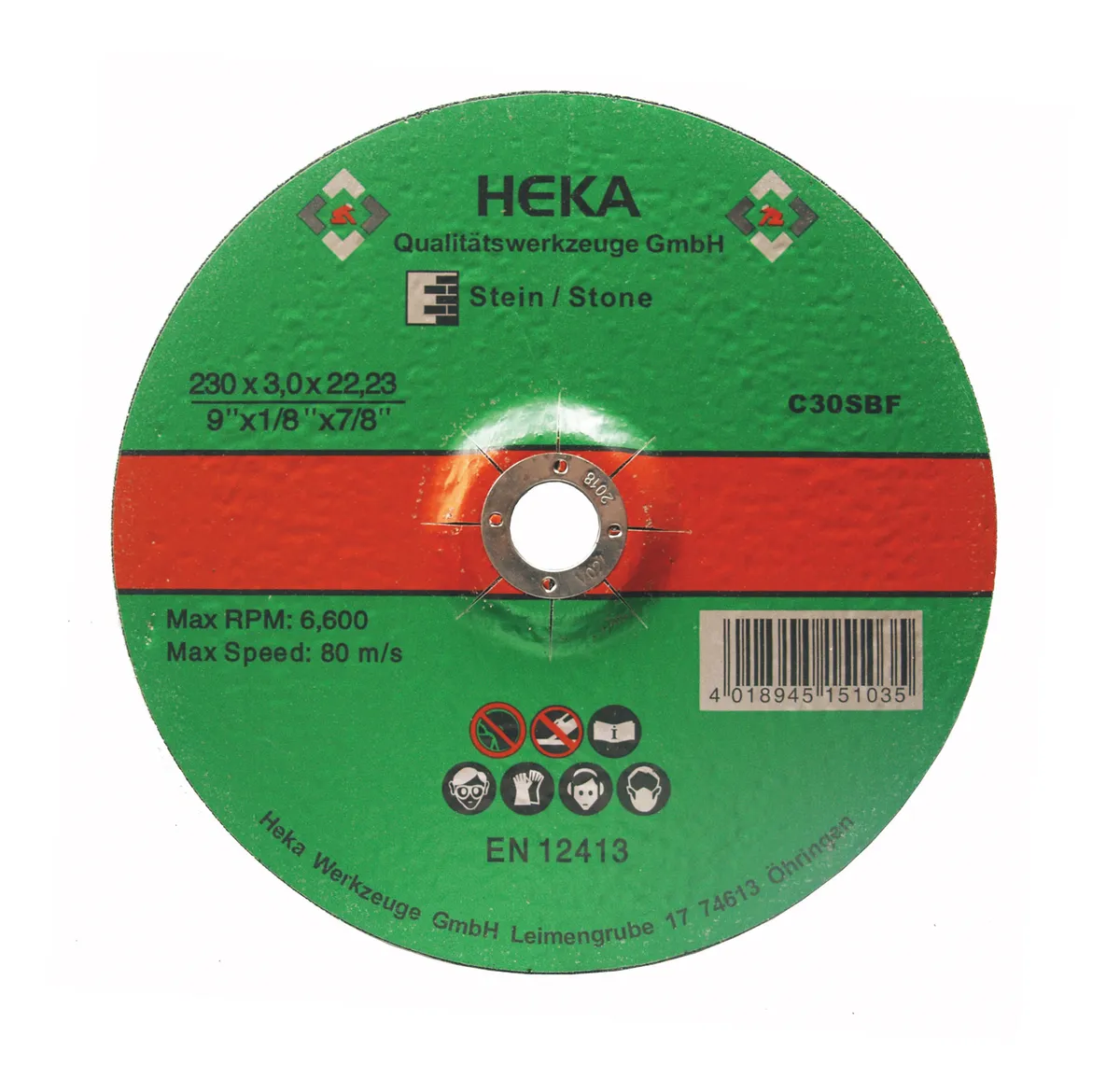 Stone cutting disc 230x3.0x22 0