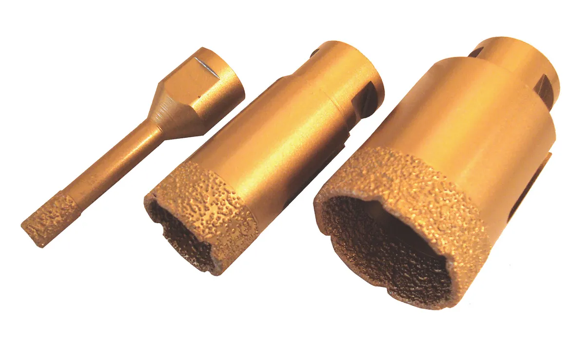 Diamant-Bohrkrone 14.0 mm mit Gewinde M14 für Winkelschleifer 0