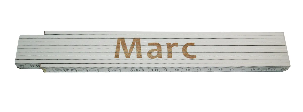 Meterstab weiß Marc 0