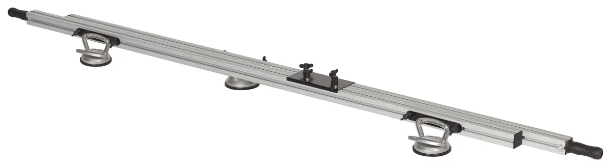 Trageschiene 2000 mm mit 3 Saugheber L= 2000 0
