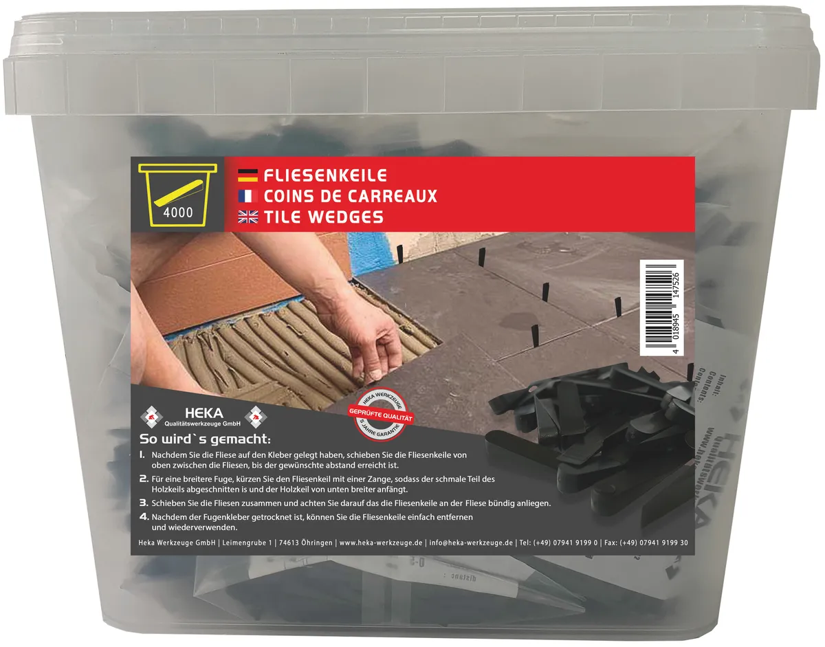 Tile wedges plastic 4000 pieces box 0