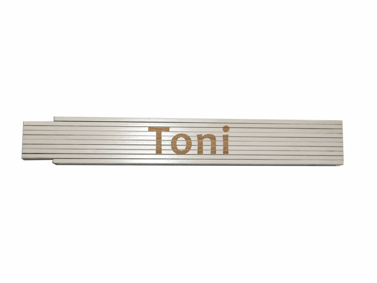 Meterstab weiß Toni 0