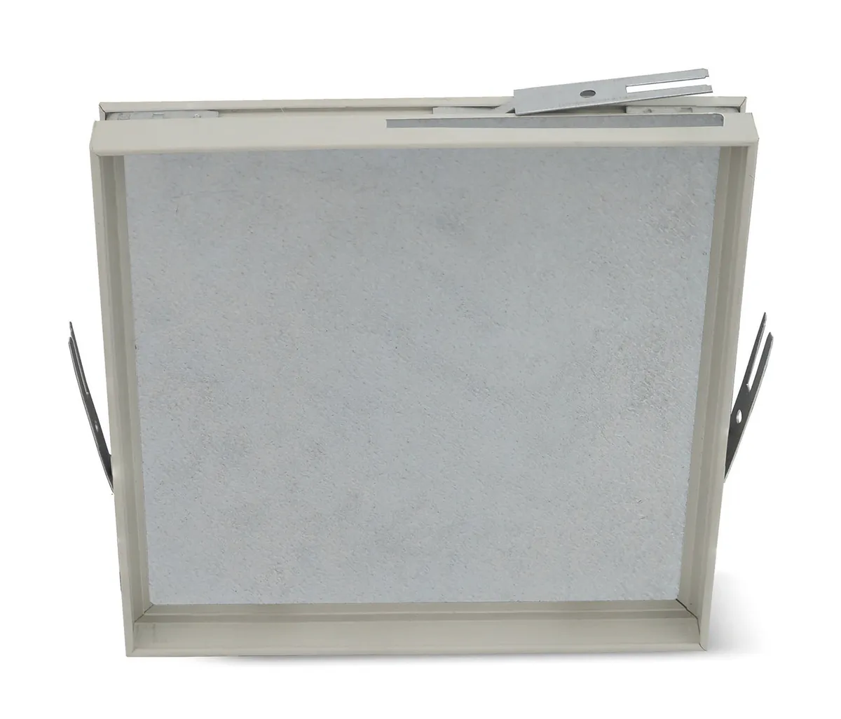 PVC Fliesenrahmen magnetisch grau 156 x 156 mm 1