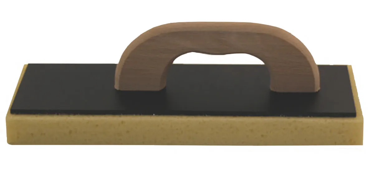 Glättbrett 14x28 Hydroschwamm Holzgriff 0