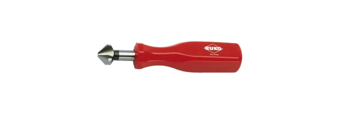 Krauskopfversenker Ø 20.5 mm/90° mit Softgriff (Handentgrater) 0