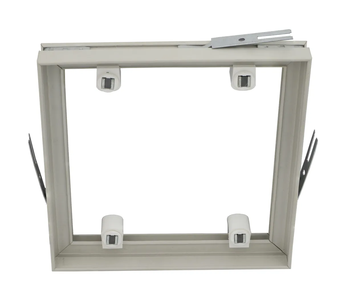 PVC Fliesenrahmen magnetisch grau 506 x 506 mm 1