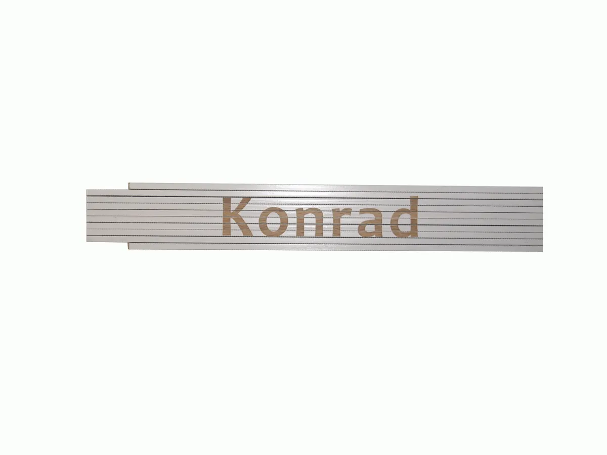Meterstab weiß Konrad 0