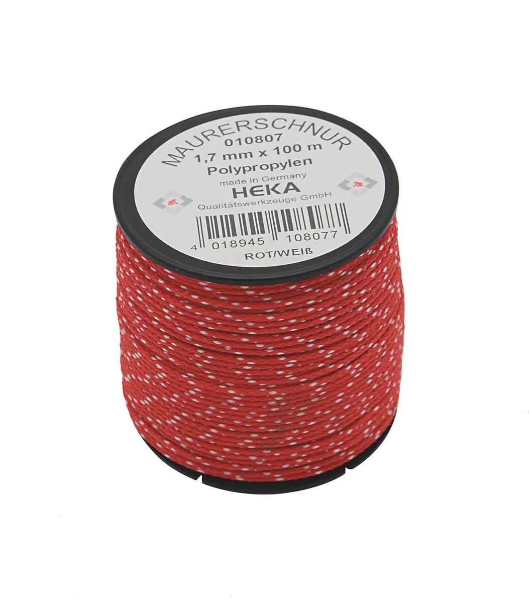 Maurerschnur (N) 1.7 mm x 100 m weiß/rot 1