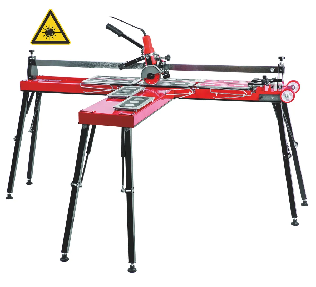 Elektrischer Fliesenschneider PowerCut 935 mm mit Beine und Laser mit Höhenverstellung 0