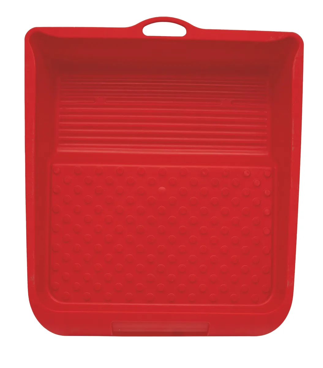 Farbwanne 20 x 22 cm Kunststoff rot 0