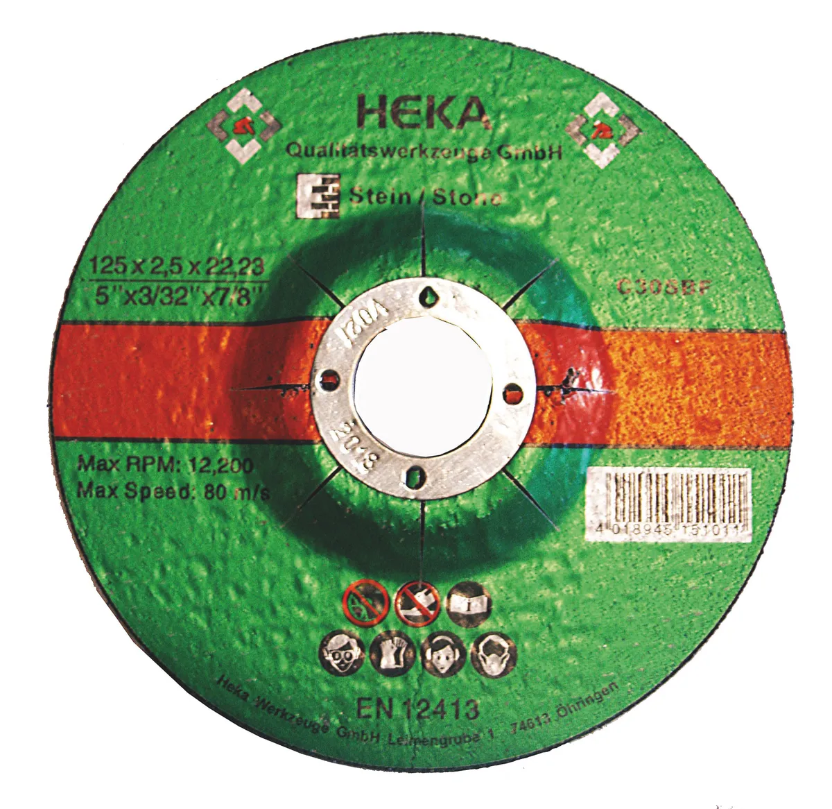 Disque à tronçonner la pierre 125x2.5x22 0