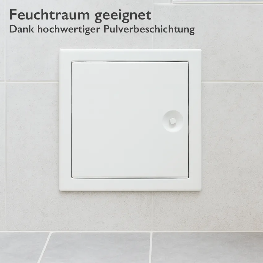 Revisionstüre 500 x 500 weiß grundiert 3