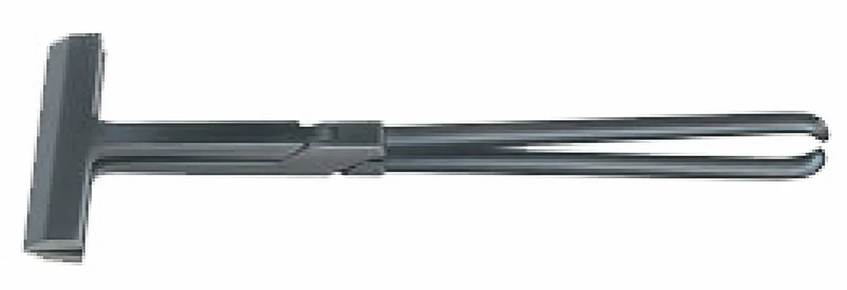 Deckzange 140 mm gerade mit aufgelegtem Gewerbe 0