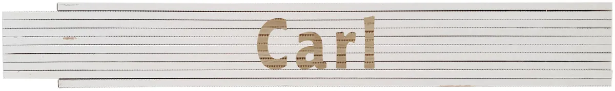 Meterstab weiß Carl 0