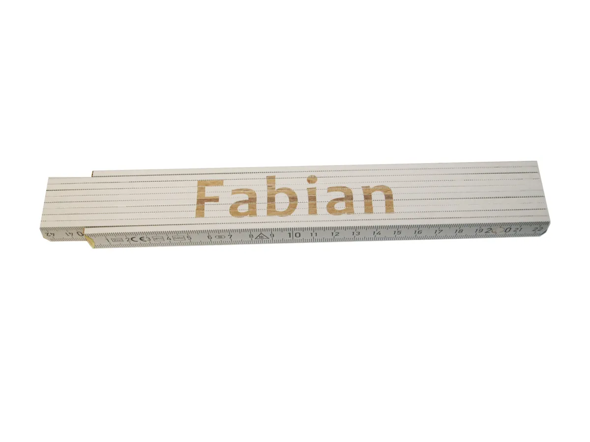 Meterstab weiß Fabian 0