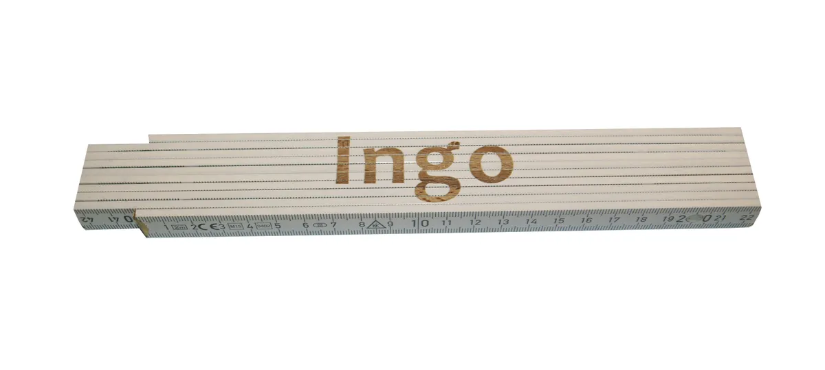 Meterstab weiß Ingo 0