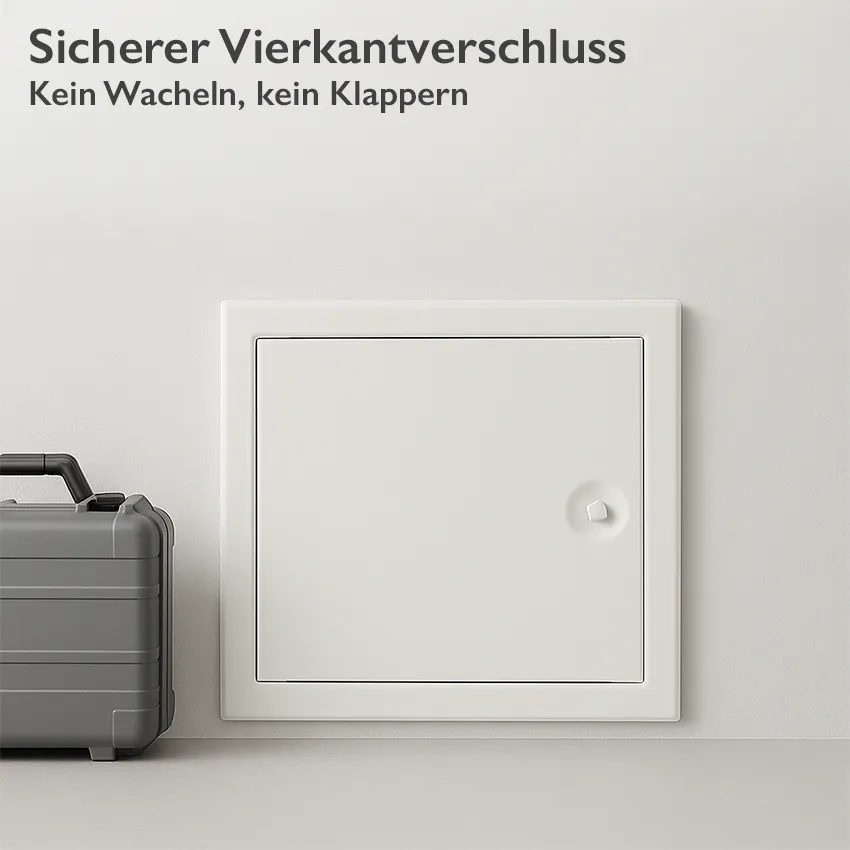 Revisionstüre 700 x 700 weiß grundiert 4