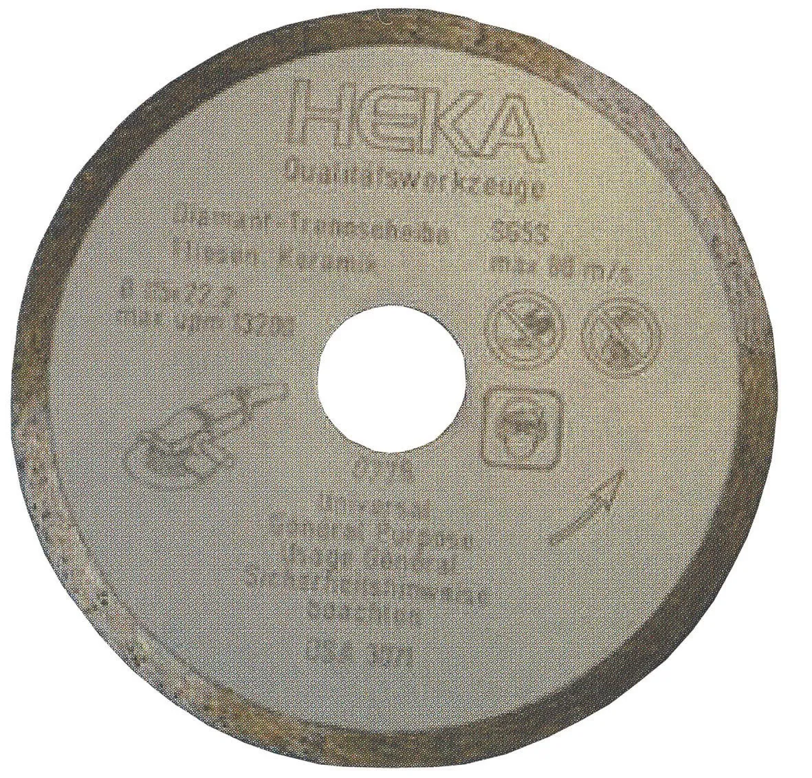 Disque diamant GS 125 mm B : 25,4 mm 0