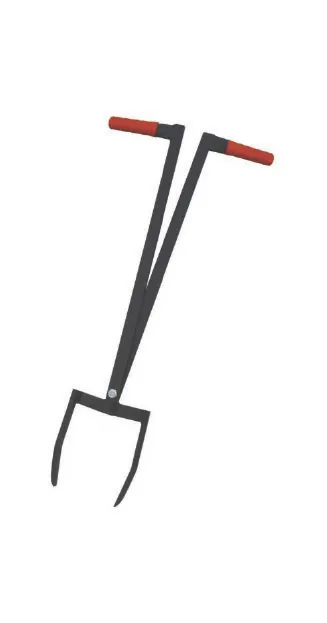 Pflastersteinzange schwarz geschweißte Form 0