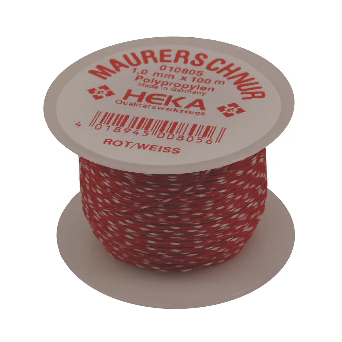 Maurerschnur (N) 1.7 mm x 50 m weiß/rot 0