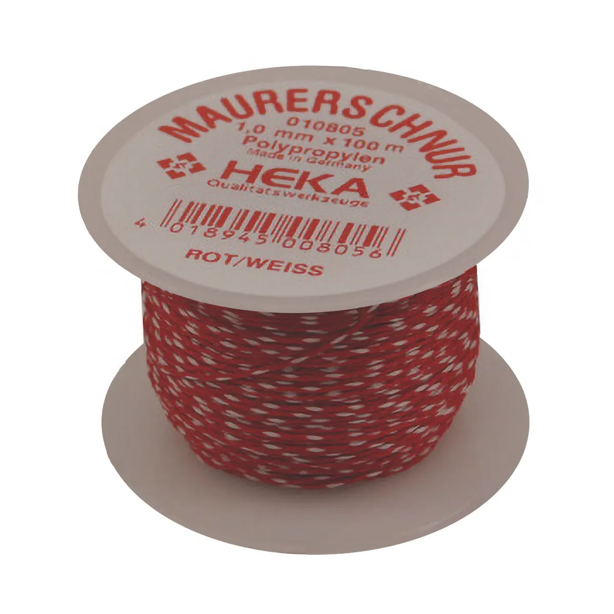 Maurerschnur (N) 1.0 mm x 100 m weiß/rot 0