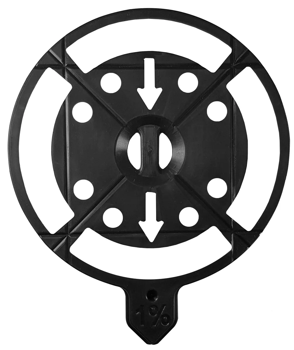 Neigungskompensator 120 mm mit 1 % für Stelzlager 1