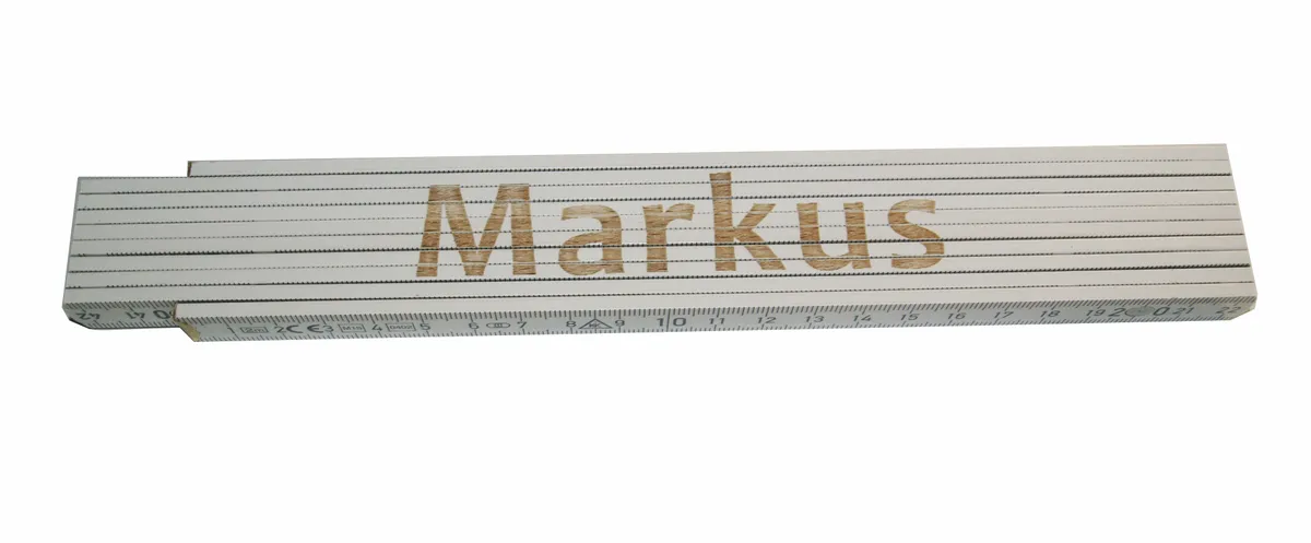 Meterstab weiß Markus 0