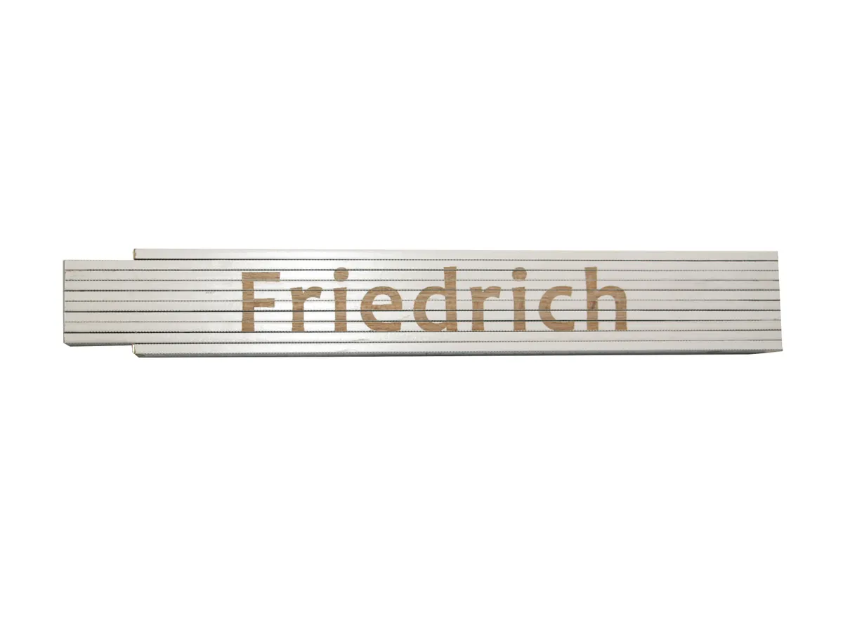 Meterstab weiß Friedrich 0